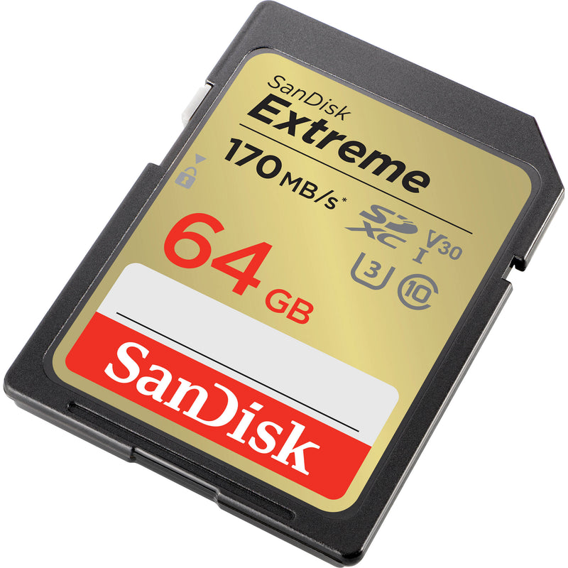 SanDisk 64GB Extreme UHS-I SDXC Memory Card