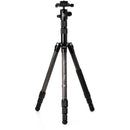 Benro MeFOTO BackPacker Pro 6-in-1 Carbon Fiber Travel Tripod with Photo Ball Head (Black)