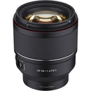 Samyang AF 85mm f/1.4 FE II Lens for Sony E