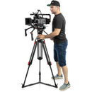 SHAPE Pro Video Carbon Fiber Tripod with 100mm Bowl & Fluid Head (45 lb Payload)