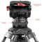 SHAPE Pro Video Carbon Fiber Tripod with 100mm Bowl & Fluid Head (45 lb Payload)