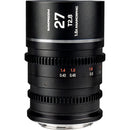 Venus Optics Laowa Nanomorph 27mm T2.8 1.5x S35 Anamorphic Lens (X Mount, Silver Flare)