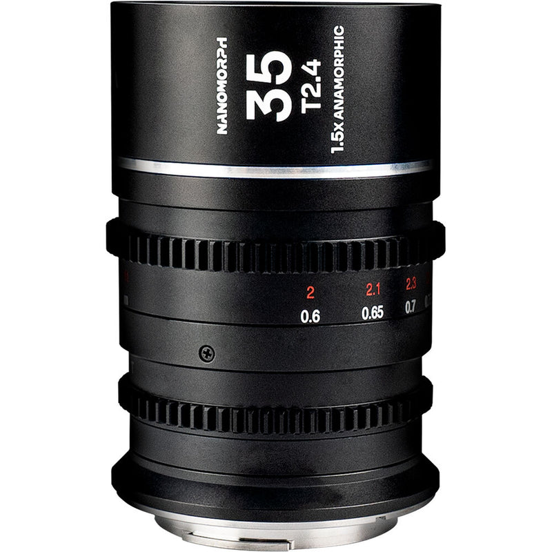 Venus Optics Laowa Nanomorph 35mm T2.4 1.5x S35 Anamorphic Lens (RF Mount, Silver Flare)