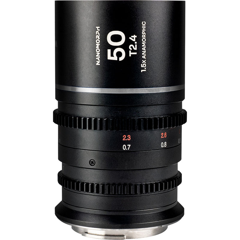 Venus Optics Laowa Nanomorph 50mm T2.4 1.5x S35 Anamorphic Lens (X Mount, Silver Flare)