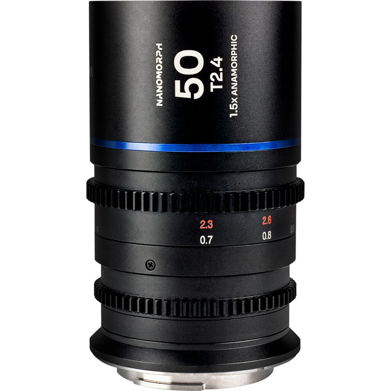 Venus Optics Laowa Nanomorph 50mm T2.4 1.5x S35 Anamorphic Lens (E Mount, Blue Flare)