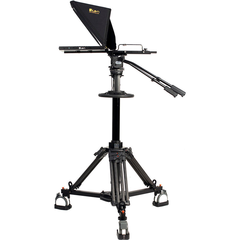 ikan Professional 19" High-Bright Teleprompter with Pedestal Travel Kit (SDI/HDMI)