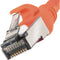 Pearstone Cat 7 Double-Shielded Ethernet Patch Cable (3', Orange)