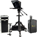 ikan Professional 19" High-Bright Teleprompter with Pedestal Travel Kit (SDI/HDMI)