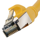 Pearstone Cat 7 Double-Shielded Ethernet Patch Cable (100', Yellow)