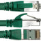 Pearstone Cat 7 Double-Shielded Ethernet Patch Cable (7', Green)