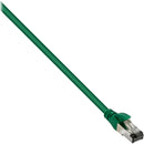 Pearstone Cat 7 Double-Shielded Ethernet Patch Cable (1', Green)