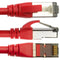 Pearstone Cat 7 Double-Shielded Ethernet Patch Cable (3', Red)