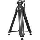 XILETU XV193A Professional Video Tripod with Hydraulic Damping Fluid Head (63")