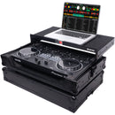 ProX Flight Case for Pioneer DDJ-REV1 Digital Controller with Sliding Laptop Shelf (Black on Black)