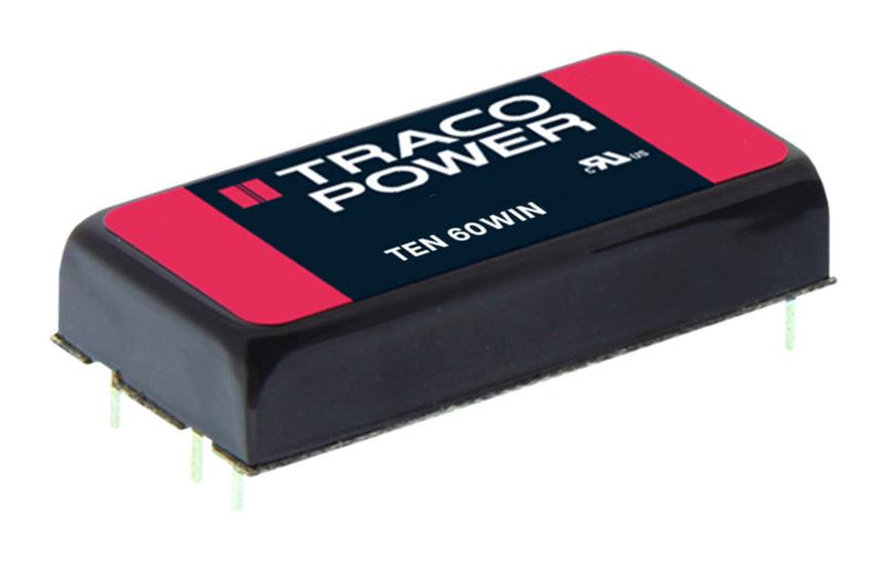 Traco Power TEN 60-2425WIN Isolated Through Hole DC/DC Converter ITE 4:1 60 W 2 Output 24 V 1.25 A