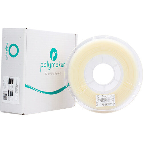 Polymaker 2.85mm PolyLite PLA Filament (Natural, 2.2 lb)