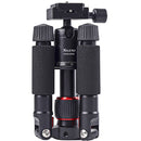 XILETU FM5S Portable Mini Tripod with 360&deg; Arca-Type Ball Head (Red)