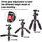 XILETU FM5S Portable Mini Tripod with 360&deg; Arca-Type Ball Head (Red)