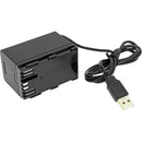 GyroVu USB Type-A to Canon BP-A30 Dummy Battery and Power Supply Bundle (40")