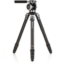 Benro Mammoth Carbon Fiber Tripod with WH15 Wildlife Head