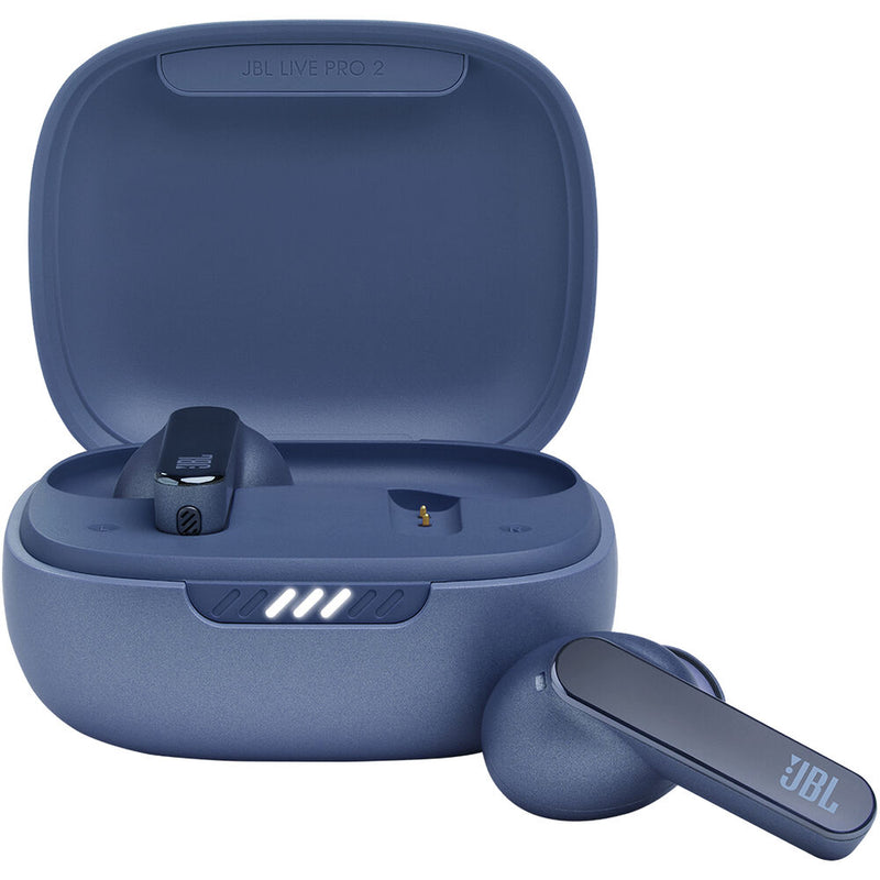 JBL Live Pro 2 Noise-Canceling True Wireless In-Ear Headphones (Blue)