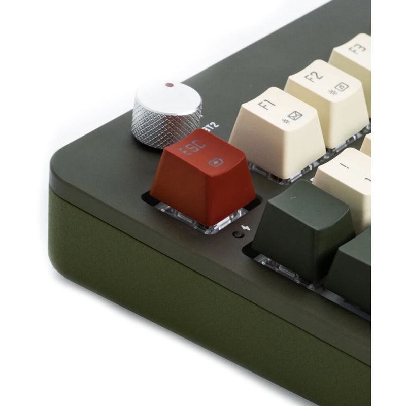 AZIO FOQO Pro Wireless Hot-Swappable Keyboard (Olive Green Light)