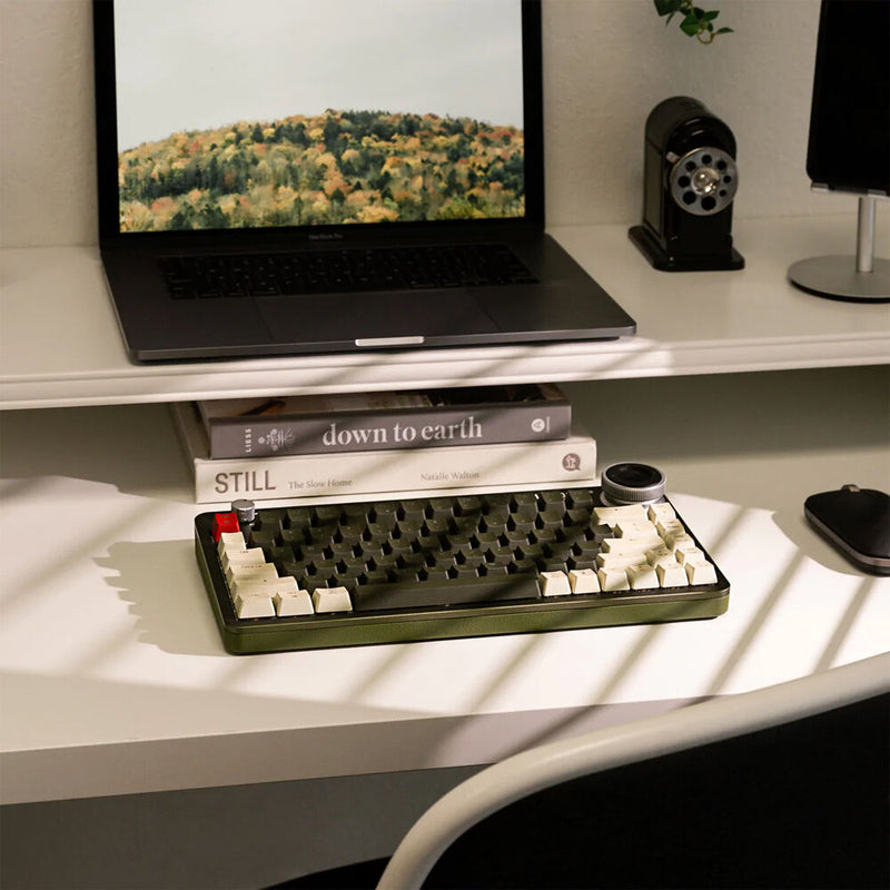 AZIO FOQO Pro Wireless Hot-Swappable Keyboard (Olive Green Light)