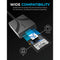 Sabrent Dual-Slot SDXC & microSDXC UHS-II USB 3.2 Gen 1 Type-C Card Reader