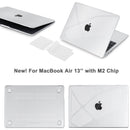 TechProtectus Colorlife Hard-Shell Case & Keyboard Cover for 13.6" MacBook Air M2 (Crystal Clear)