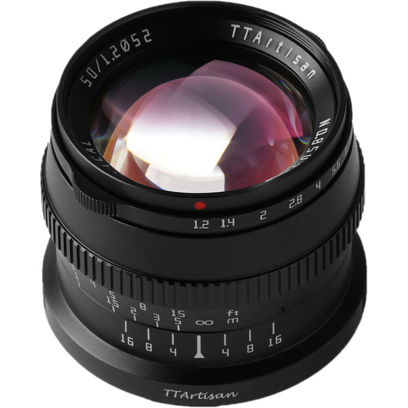 TTArtisan 50mm f/1.2 Lens for Canon RF (Black)