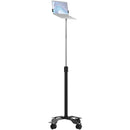 CTA Digital Rolling Laptop Stand with Secure Holder