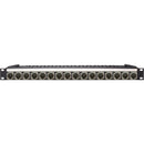 My Custom Shop 16-Port HDMI 2.0 Feed-Through Patch Bay with Rear Lacing Bar (1 RU)