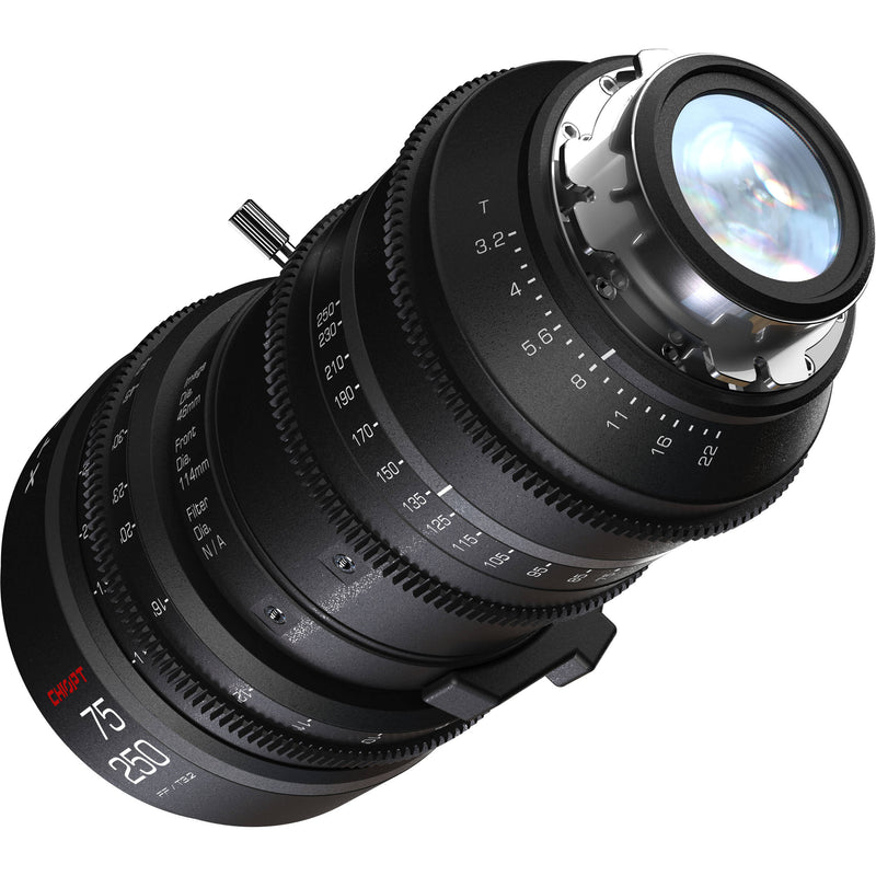 CHIOPT XTREME 75-250mm T3.2 Compact Zoom Cine Lens (PL Mount)