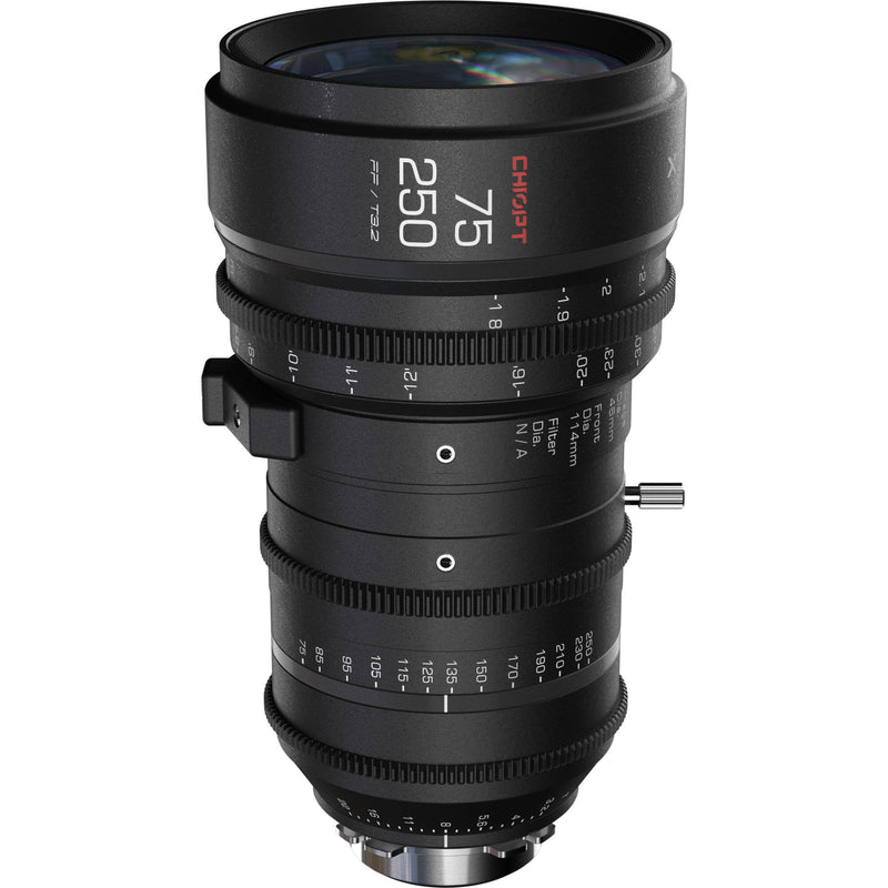 CHIOPT XTREME 75-250mm T3.2 Compact Zoom Cine Lens (PL Mount)