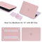 TechProtectus Colorlife Hard-Shell Case & Keyboard Cover for 13.6" MacBook Air M2 (Rose Quartz)