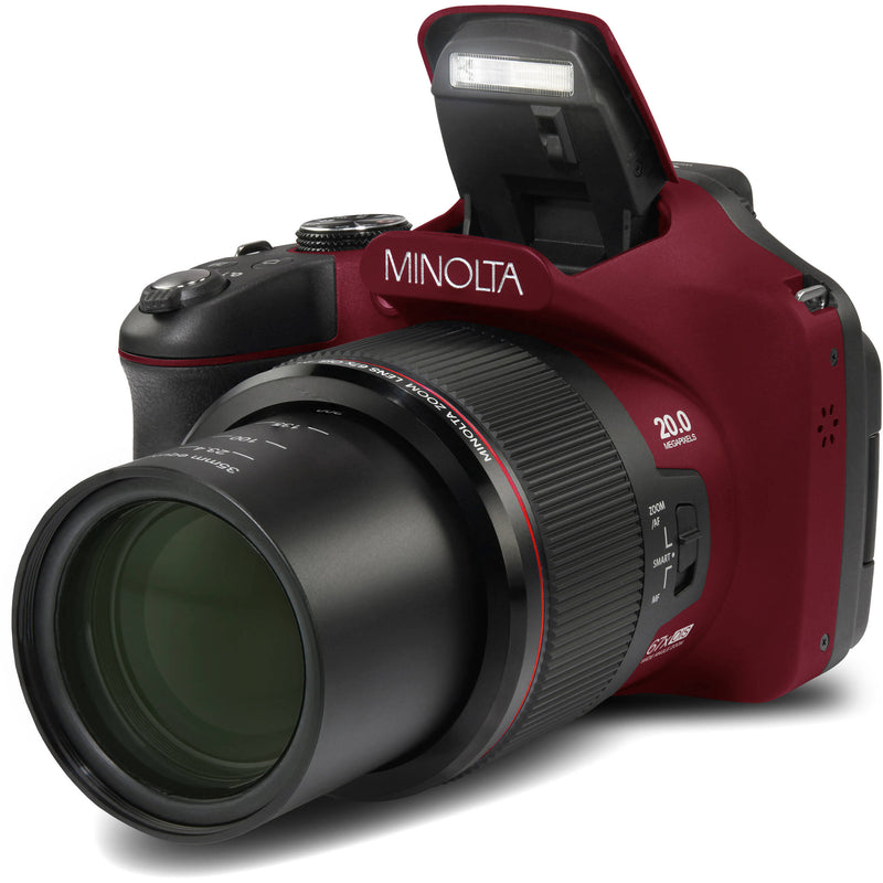 Minolta MND67Z Digital Camera (Red)