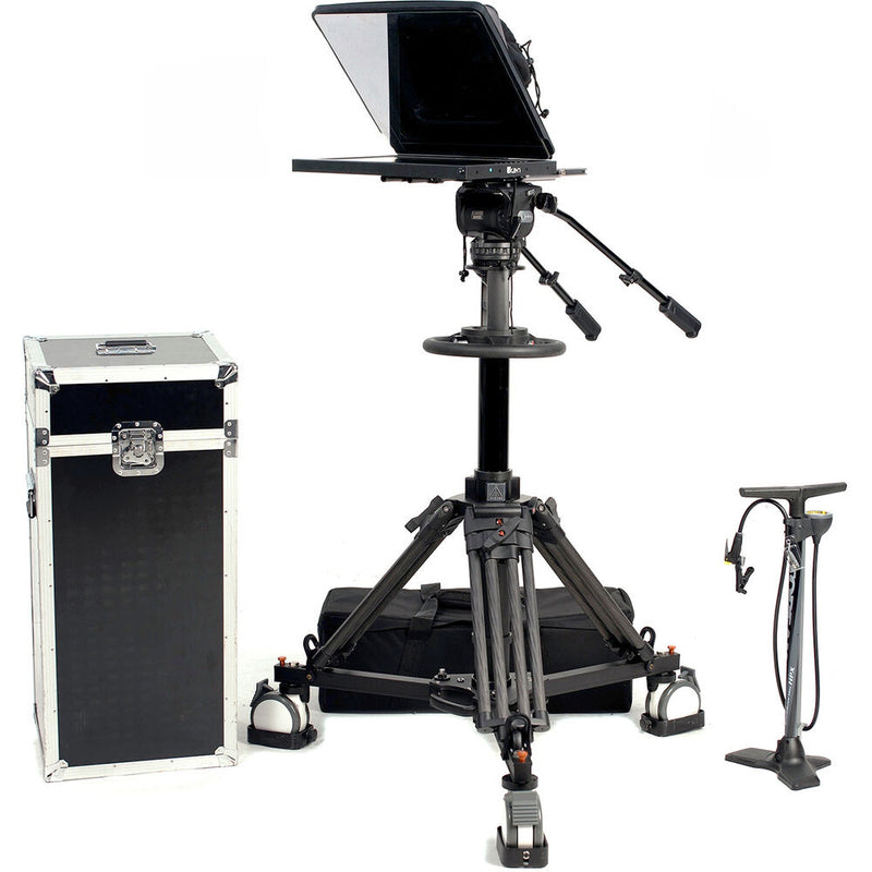 ikan Professional 17" High-Bright Teleprompter with Pedestal Travel Kit (HDMI)