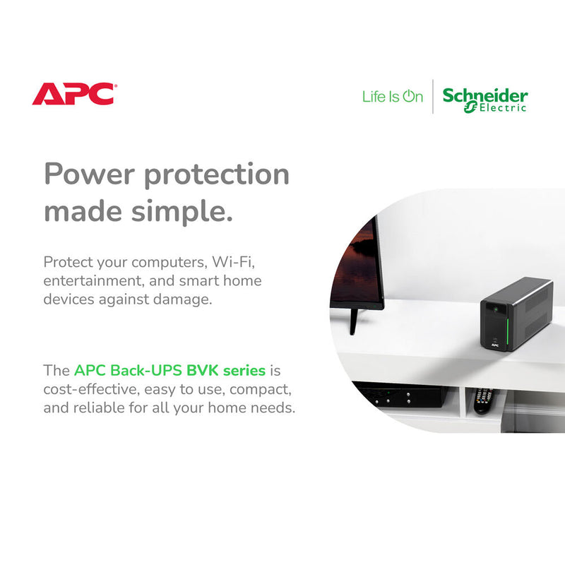 APC BVK Series 950VA UPS Battery Backup