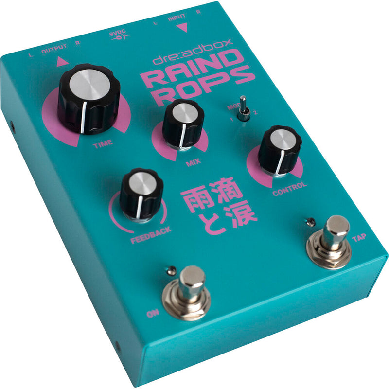 Dreadbox Raindrops Hybrid Delay, Pitch-Shifter, Reverb Pedal