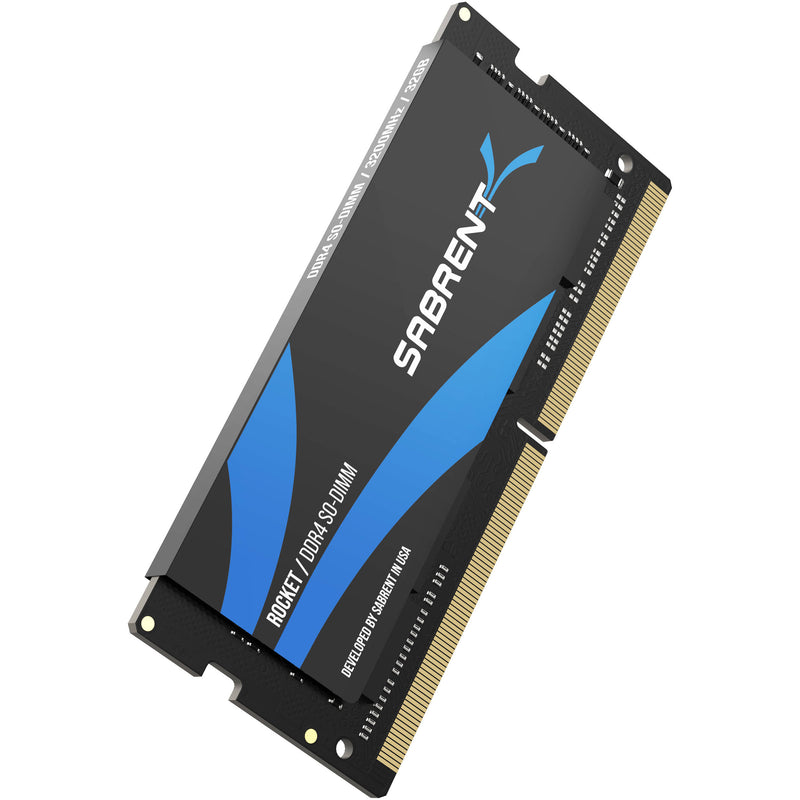 Sabrent 32GB Laptop DDR4 3200 MHz SODIMM Memory Module