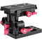 CAMVATE Quick Release Baseplate with 15mm LWS Rod Mount (Red Screws)