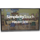 Recordex USA SimplicityTouch 4 65" 4K Interactive Flat Panel Display with Xpress Software