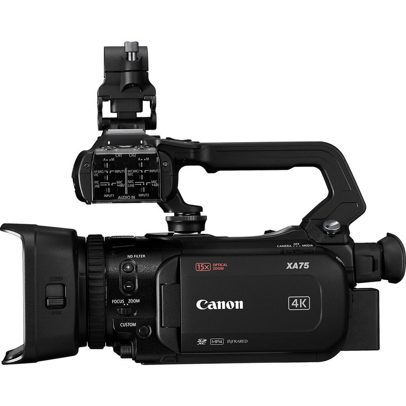 Canon XA75 UHD 4K30 Camcorder with Dual-Pixel Autofocus