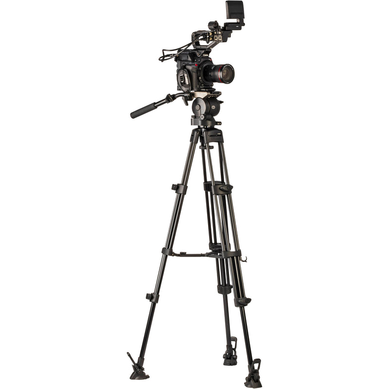 Libec HS-350 Tripod System with H35 Head, Ground Spreader & Case