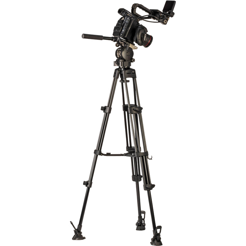 Libec HS-350 Tripod System with H35 Head, Ground Spreader & Case