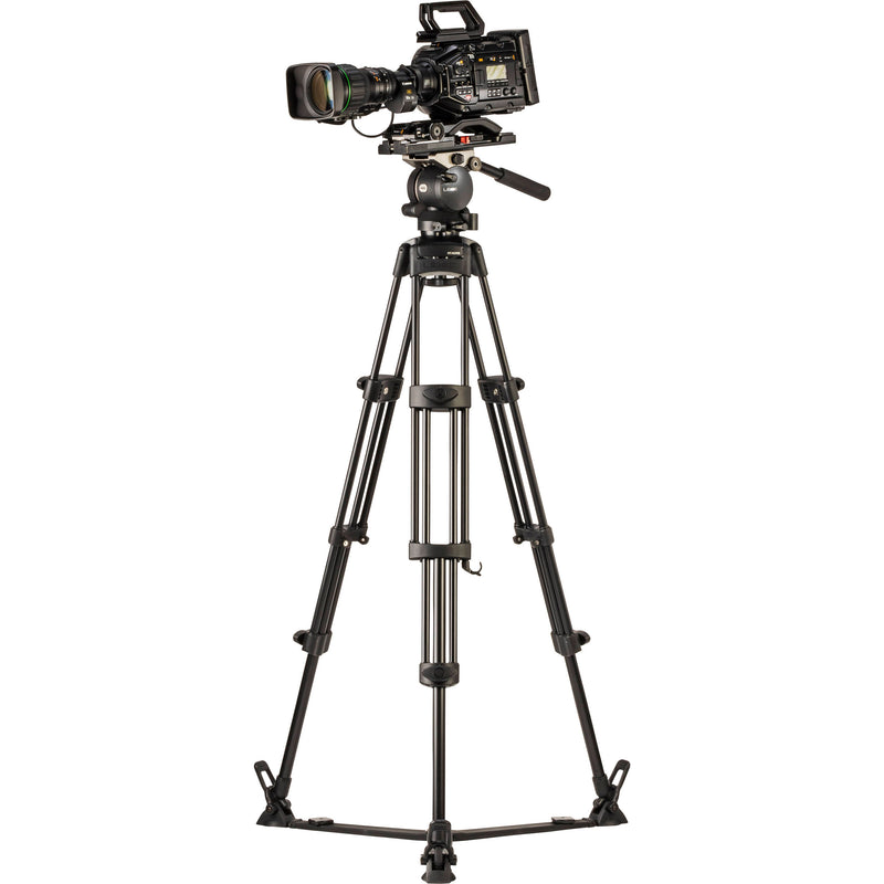 Libec HS-450M Tripod System with H45 Head, Mid-Level Spreader, Rubber Feet & Case