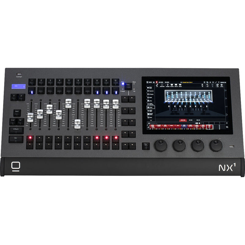 Obsidian NX1 Portable and Compact Onyx Lighting Controller with Motorized Faders