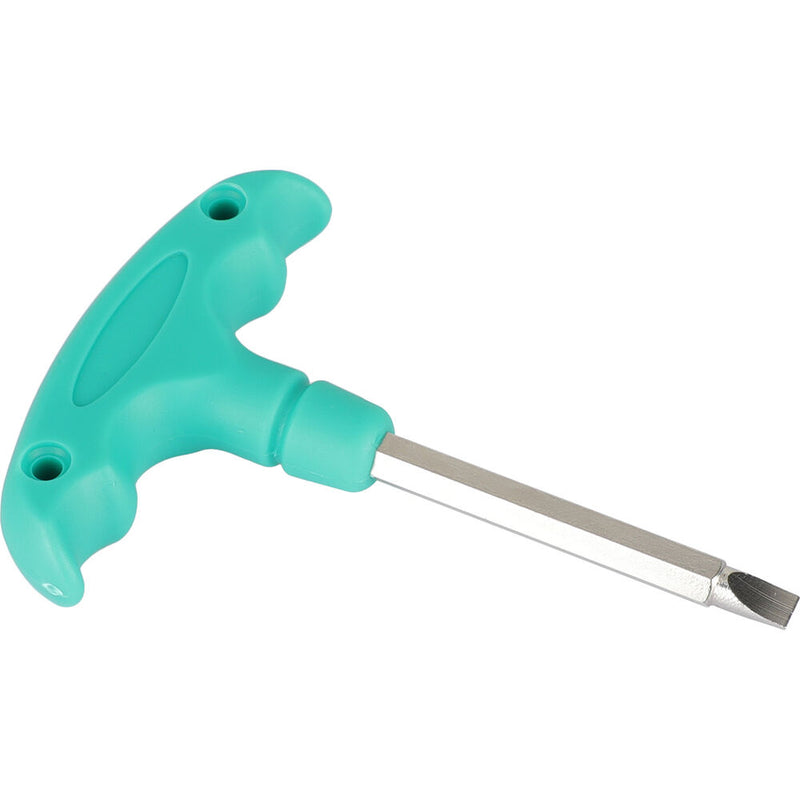 CAMVATE Flathead Screwdriver with Blue Plastic Handle