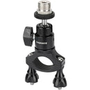 CAMVATE Rod Clamp Mount Holder with Adjustable Ball Head & 5/8" Mounting Screw