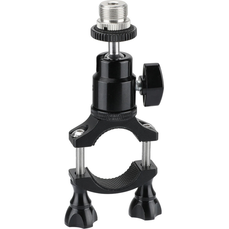 CAMVATE Rod Clamp Mount Holder with Adjustable Ball Head & 5/8" Mounting Screw